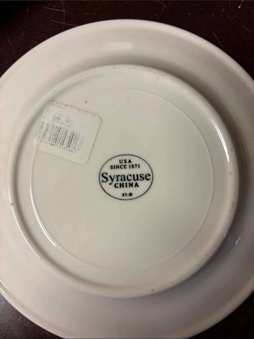 Multicolor Rim Ceramic Dinner Plates - Set of 8